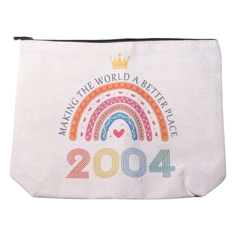 Making the World a Better Place - 2004 - Rainbow Bag - Makeup - Pencils NWT